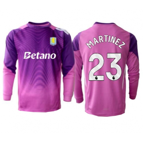 Billige Fotballdrakt Aston Villa Emiliano Martinez #23 Keeper Replika Tredjedrakt 2025-26 Langermet Billige Fotballdrakt Aston Villa Emiliano Martinez #23 Keeper Replika Tredjedrakt 2025-26 Langermet